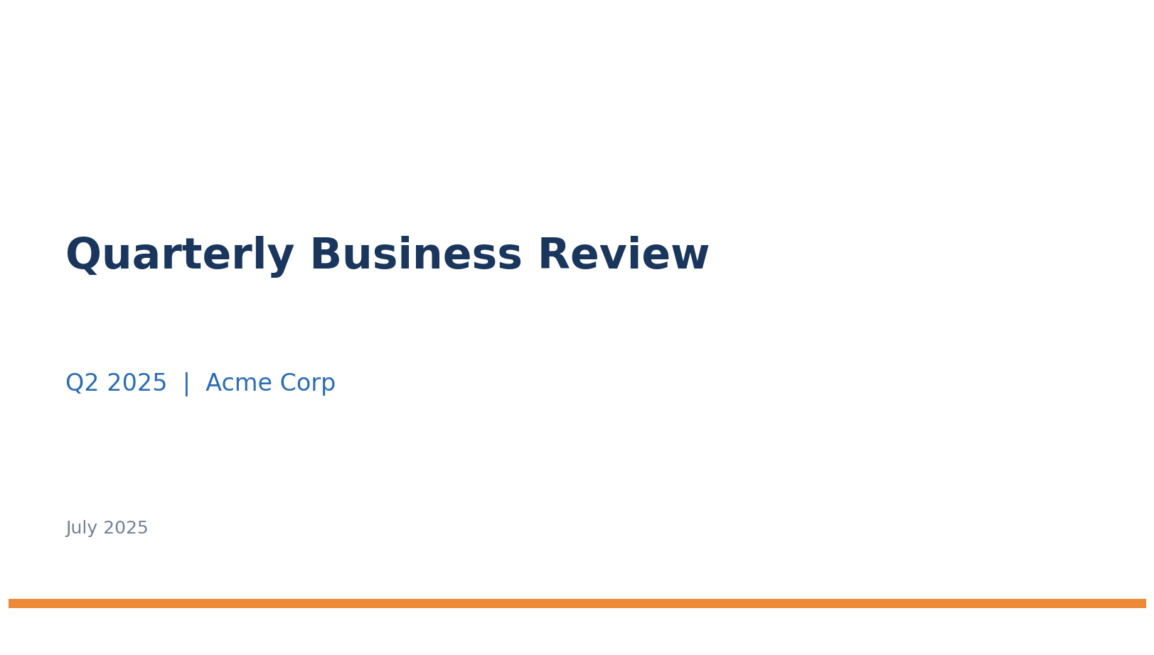 Title Slide